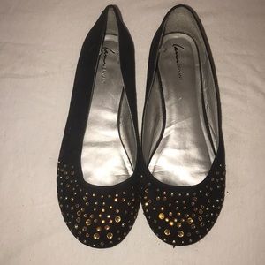 Lane Bryant beaded flats